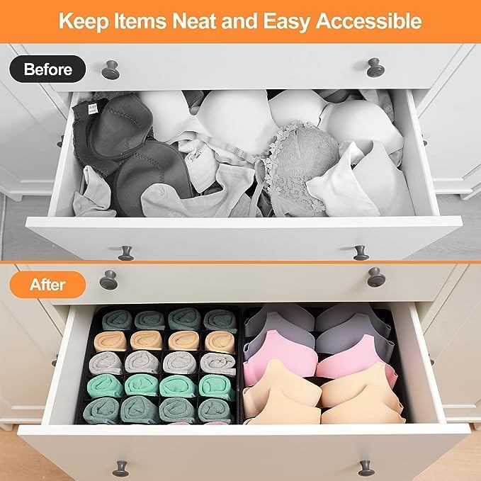 4 PCS Drawer Box Organizer