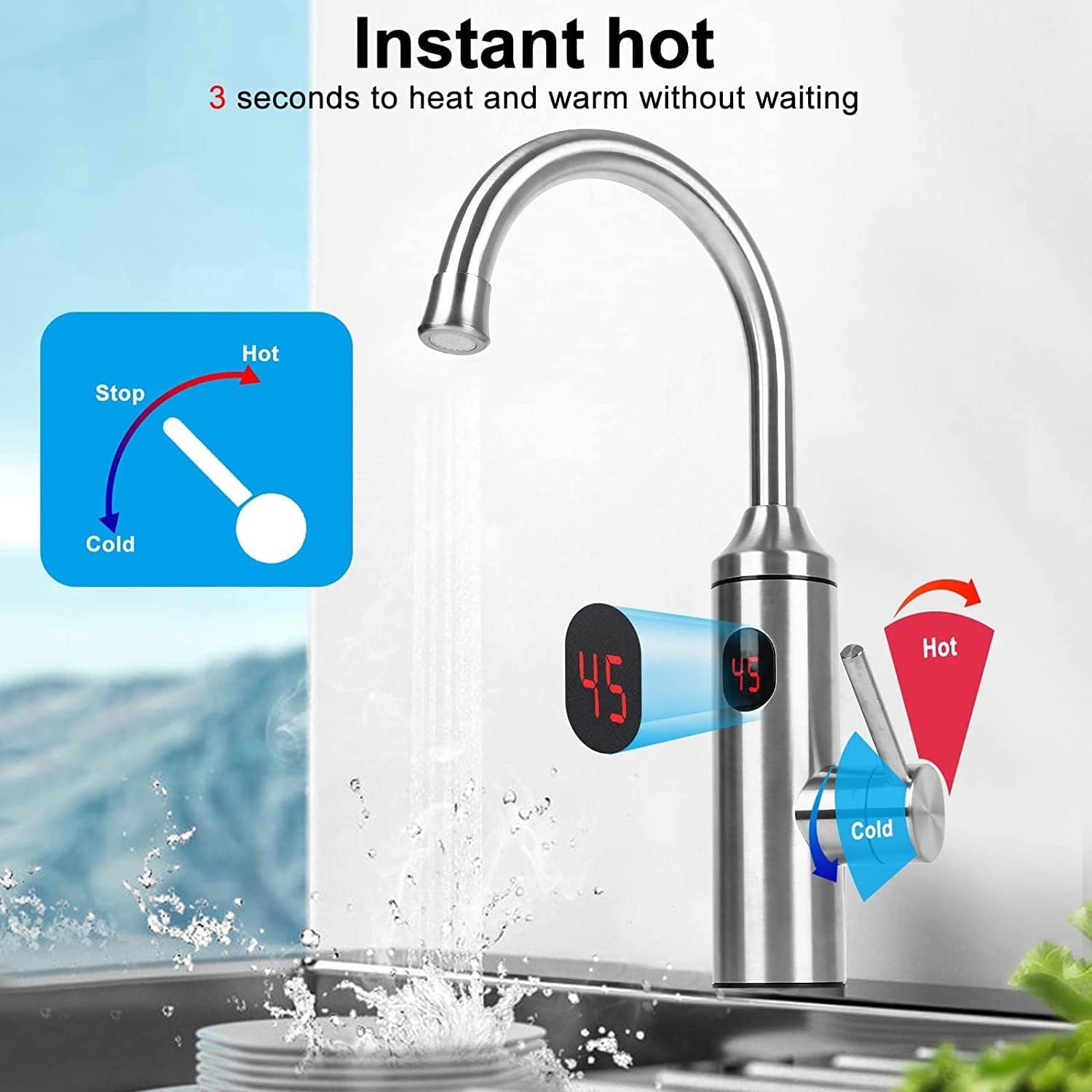 Electric Water Heating Faucet