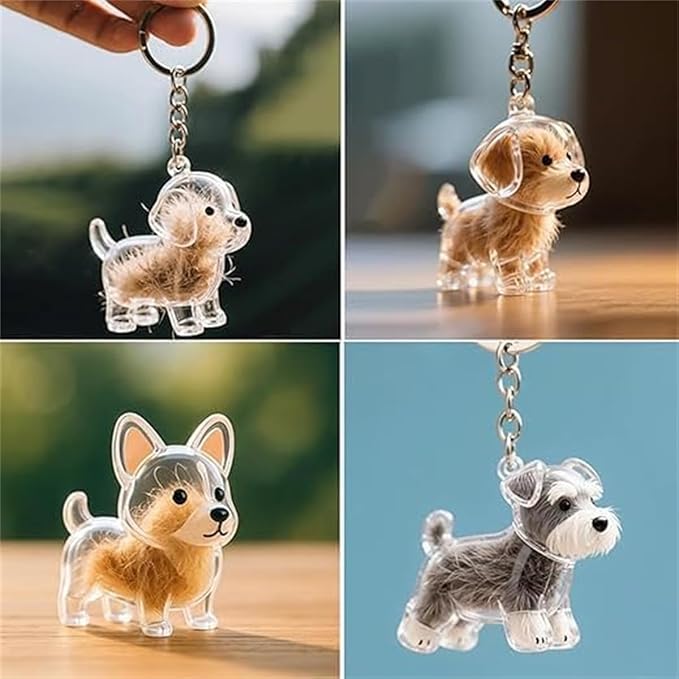 🐾 Pet Hair Keychain