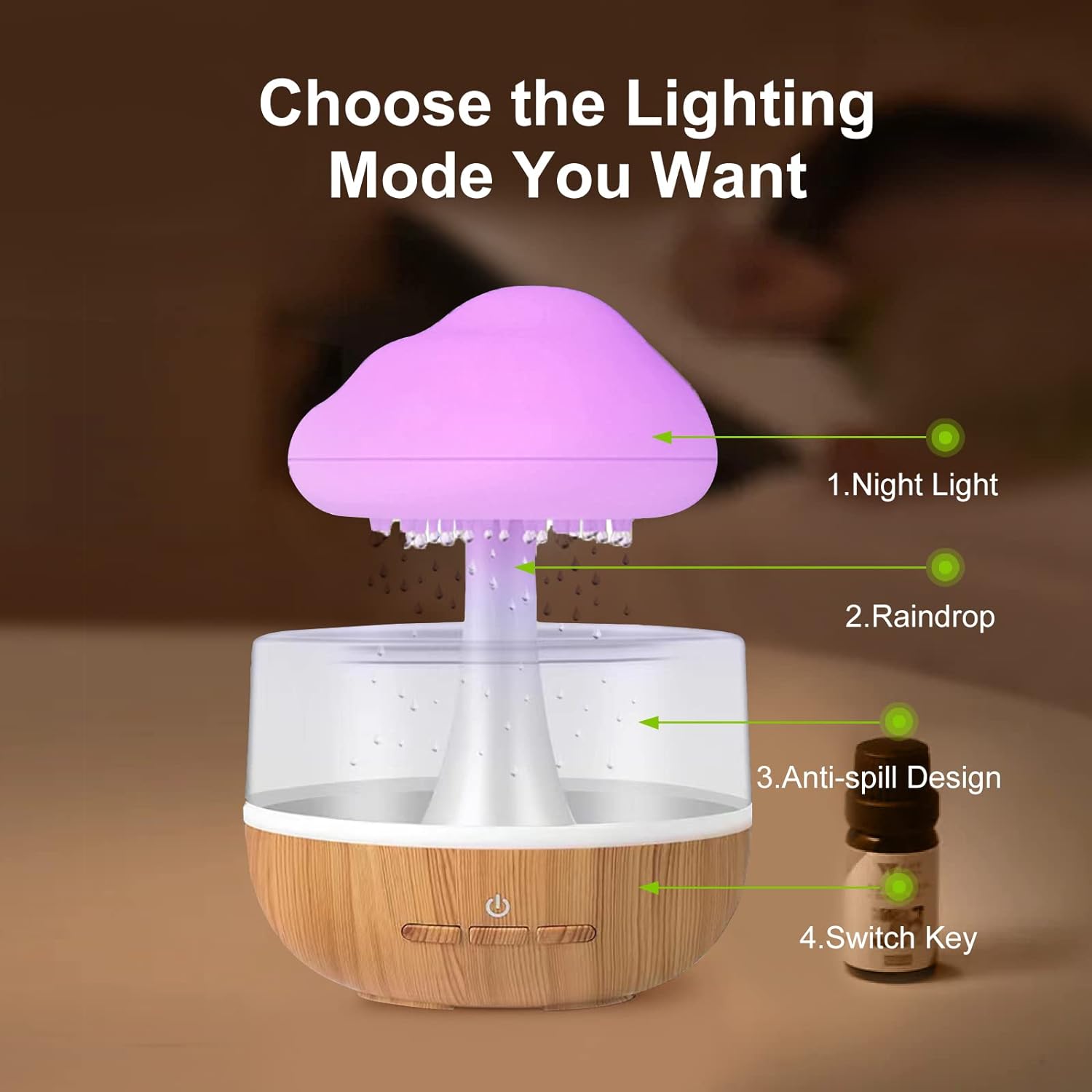 Cloud Raining Humidifier