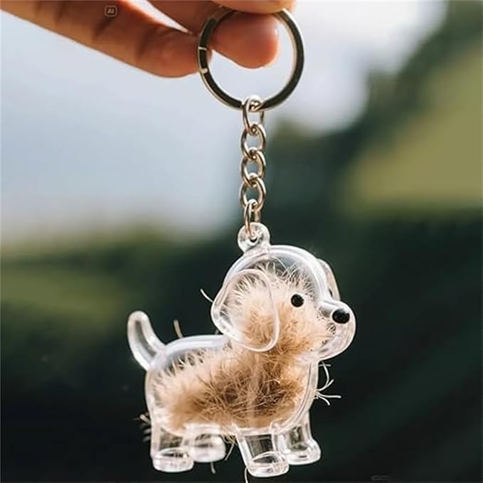 🐾 Pet Hair Keychain