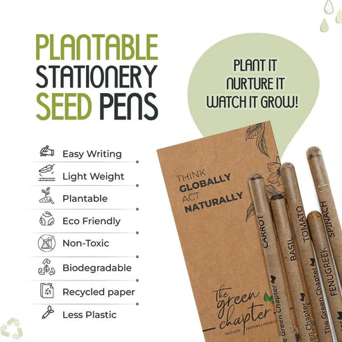 Set of 4 Plantable Seed Pen🌱