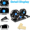 Double Headed Car Fan