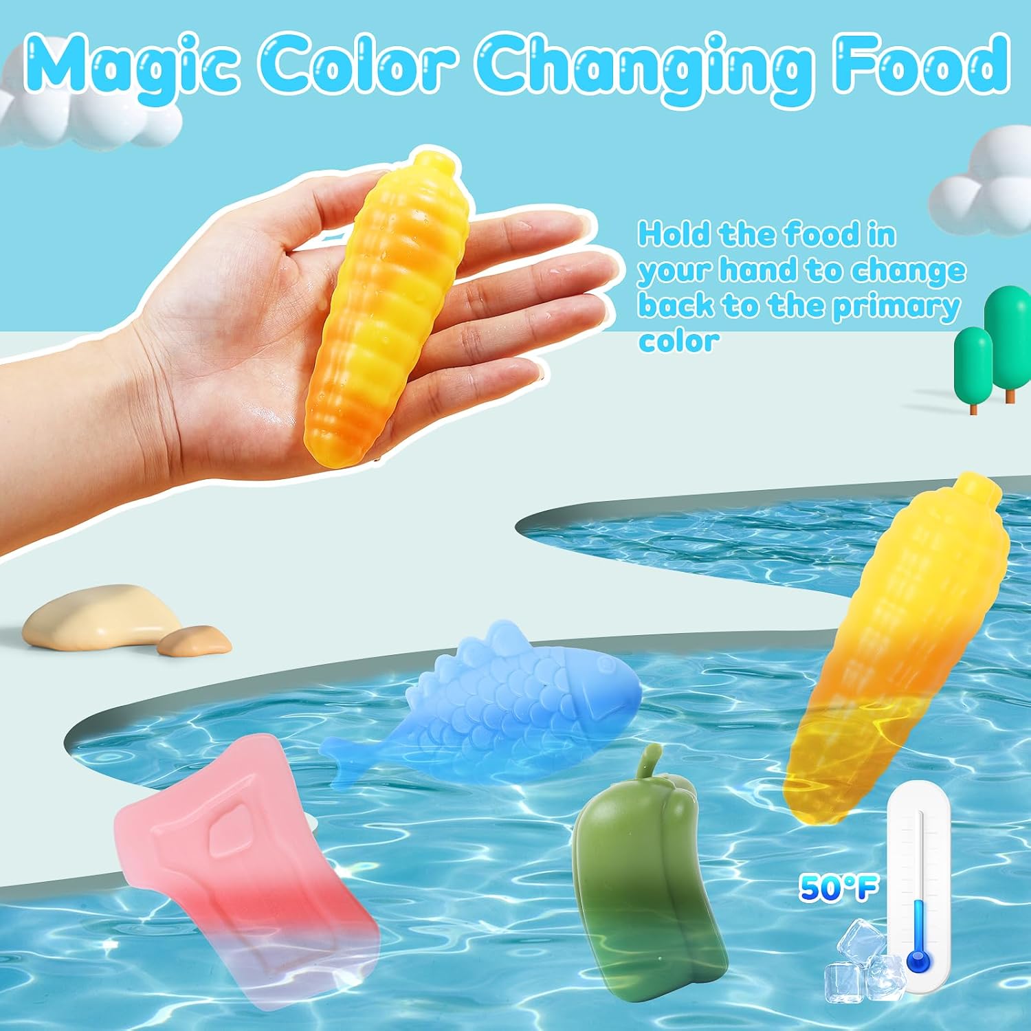 Color-Changing Play Food Set