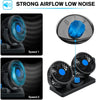 Double Headed Car Fan