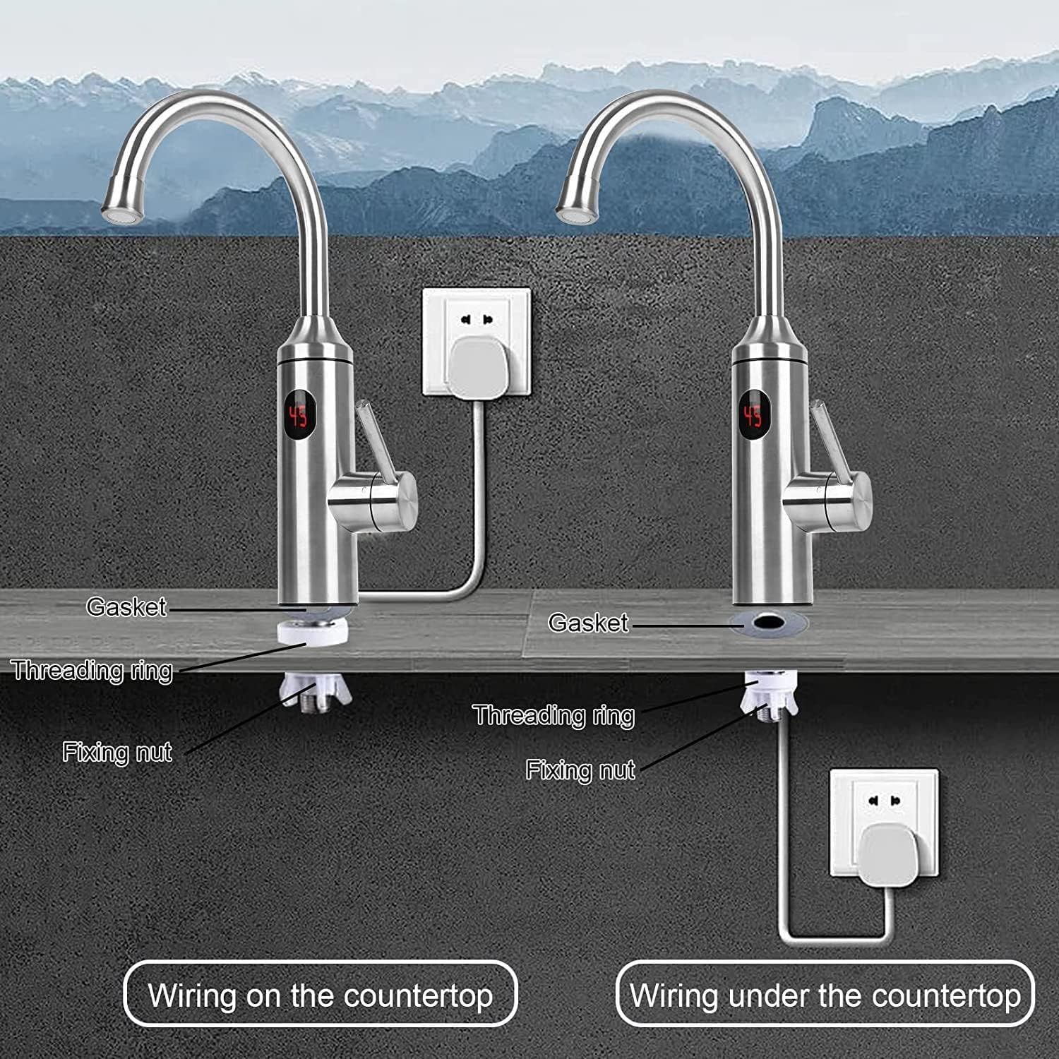 Electric Water Heating Faucet