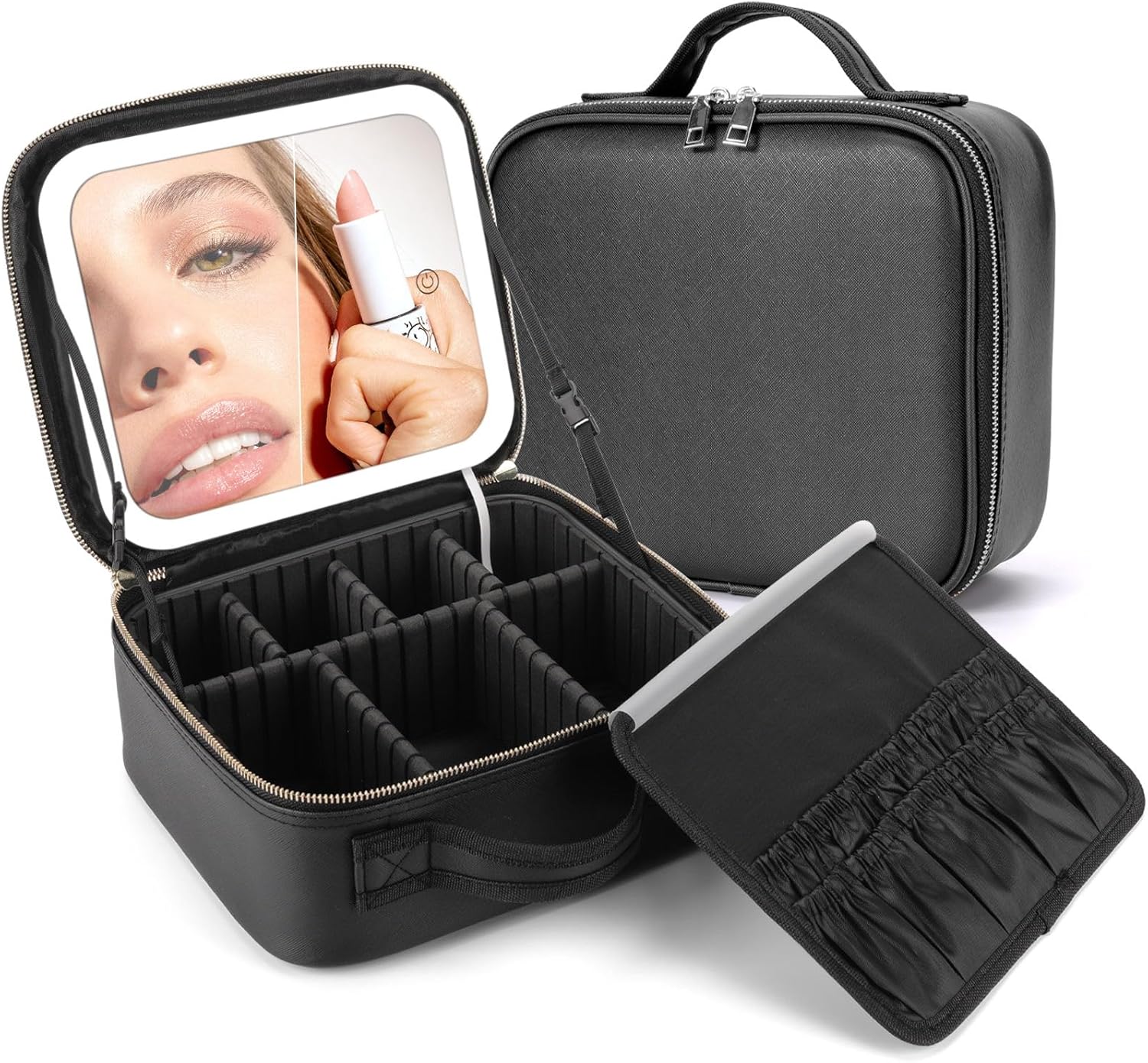LED Makeup Bag with Mirror