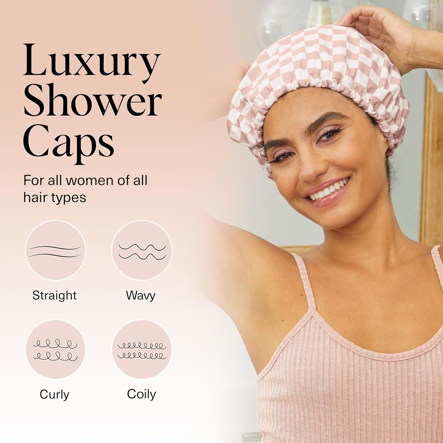 Luxury Adjustable Shower Cap 🚿🧢