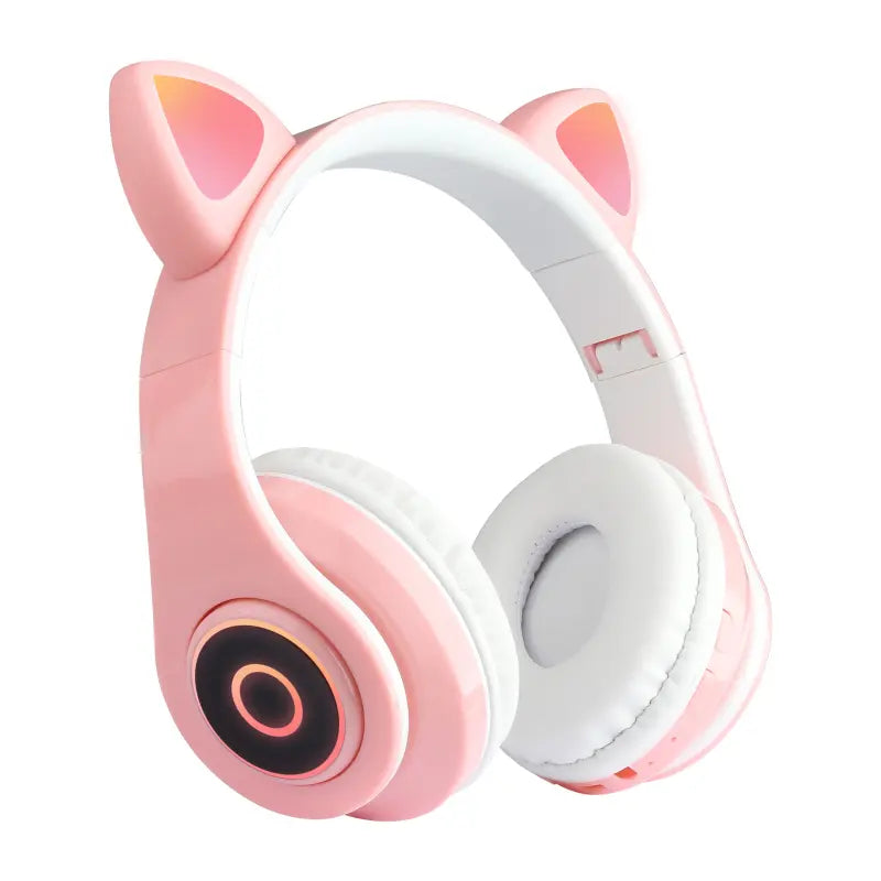 Cat Ear Headphones with Bluetooth Smartwatch