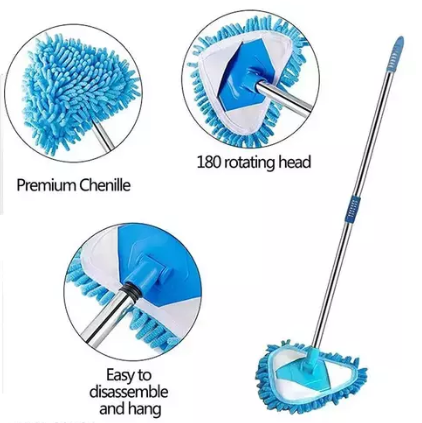 Traingular Dust Removal Mop