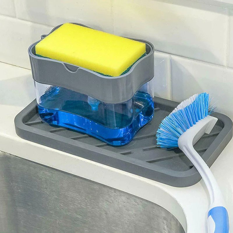 Soap Dispenser & Sponge Caddy