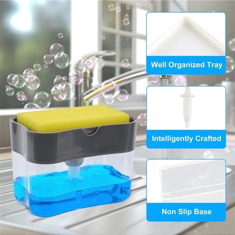 Soap Dispenser & Sponge Caddy